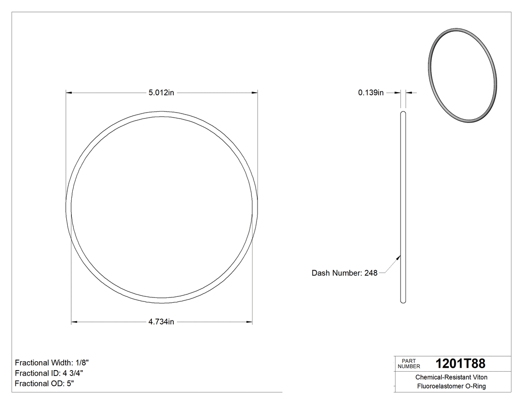 Technical drawing - 1201T88